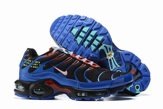 Nike Air Max Plus Tn Men's Running Shoes Black Blue Red cheap-24 - Click Image to Close
